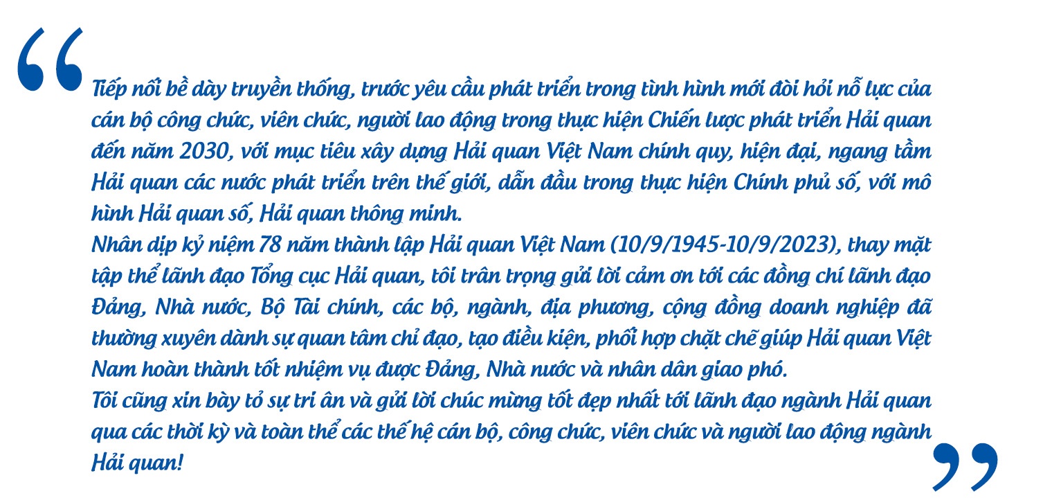 LONGFORM: Tổng cục trưởng Tổng cục Hải quan Nguyễn Văn Cẩn: Xây dựng, phát triển Hải quan Việt Nam trong kỷ nguyên số