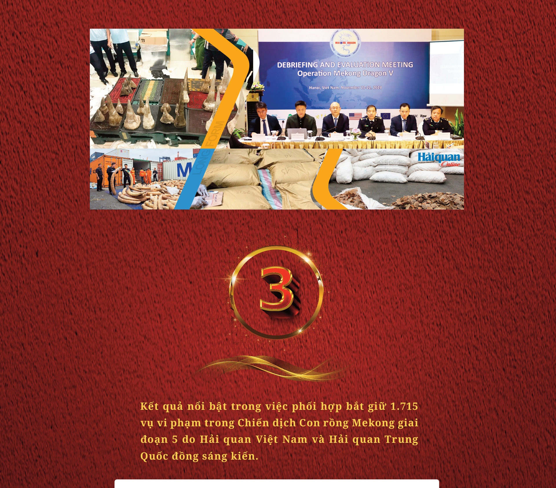 LONGFORM: 10 sự kiện nổi bật của Hải quan Việt Nam năm 2023 LONGFORM: 10 sự kiện nổi bật của Hải quan Việt Nam năm 2023