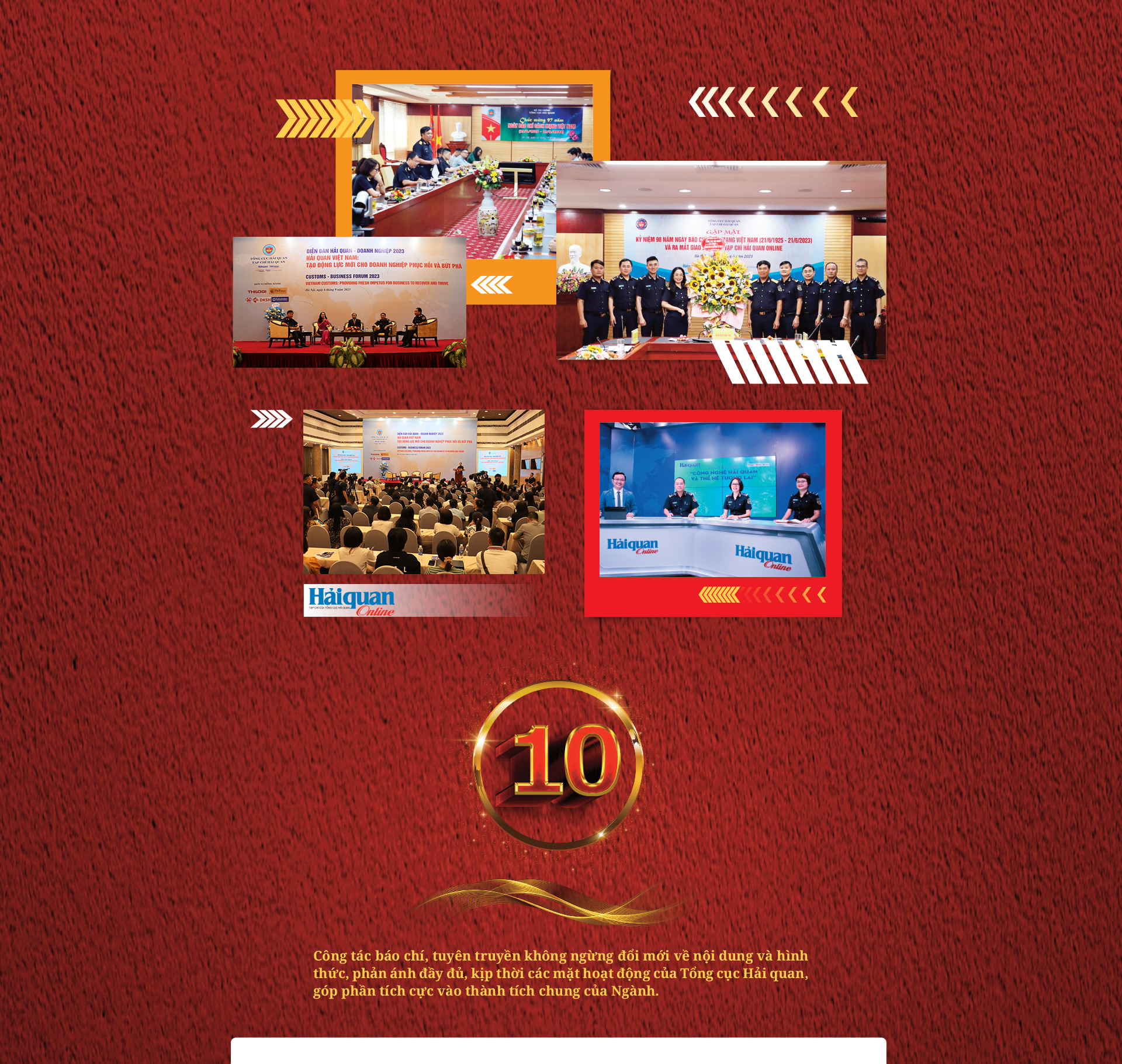 LONGFORM: 10 sự kiện nổi bật của Hải quan Việt Nam năm 2023 LONGFORM: 10 sự kiện nổi bật của Hải quan Việt Nam năm 2023