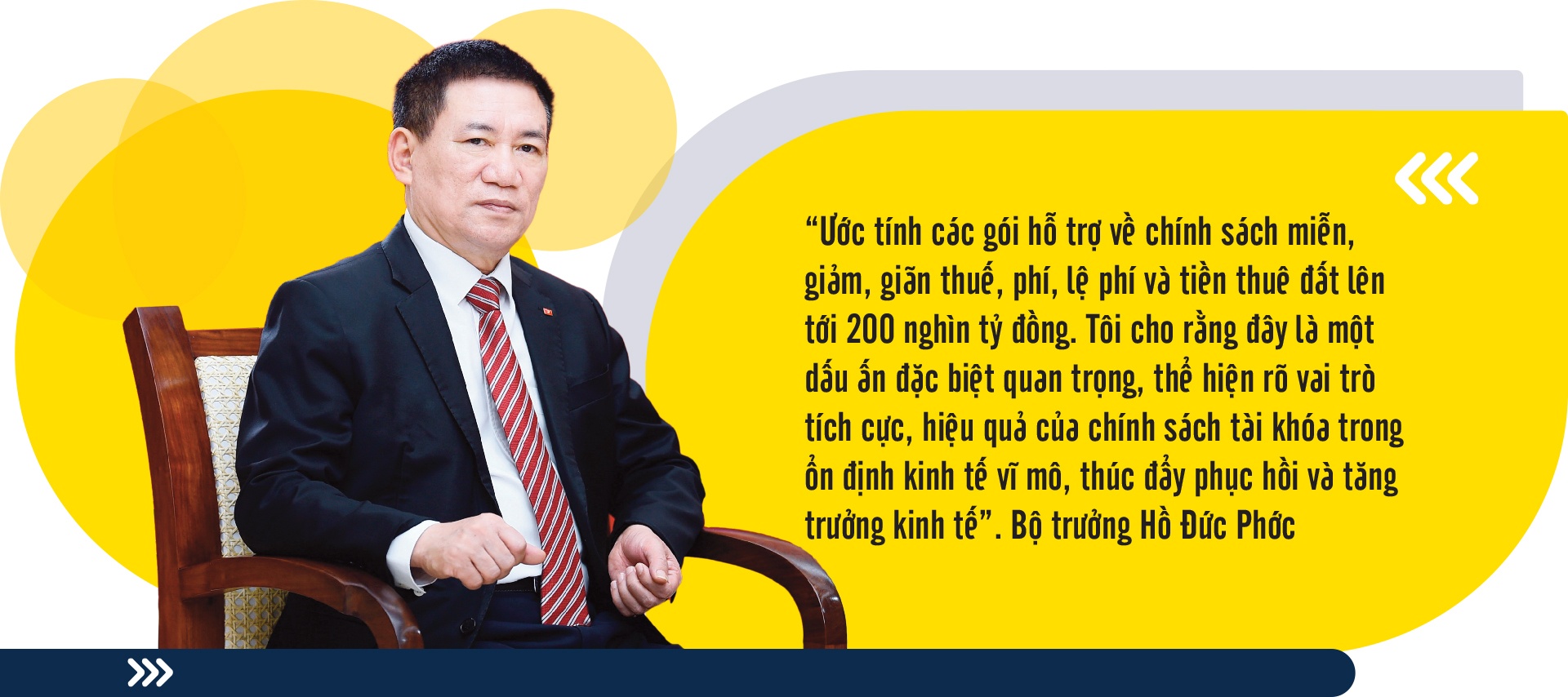 LONGFORM: Bộ trưởng Hồ Đức Phớc: Chính sách tài khoá, dấu ấn đặc biệt quan trọng thúc đẩy phục hồi và tăng trưởng kinh tế