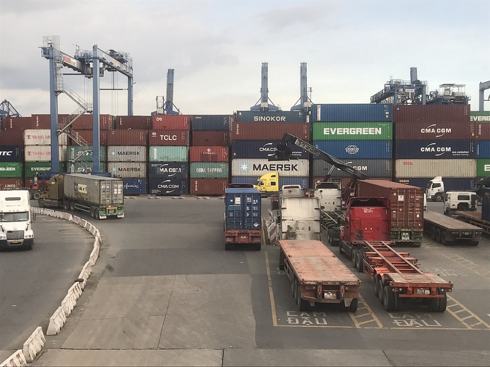 cảng Cát Lái. ảnh: T.H