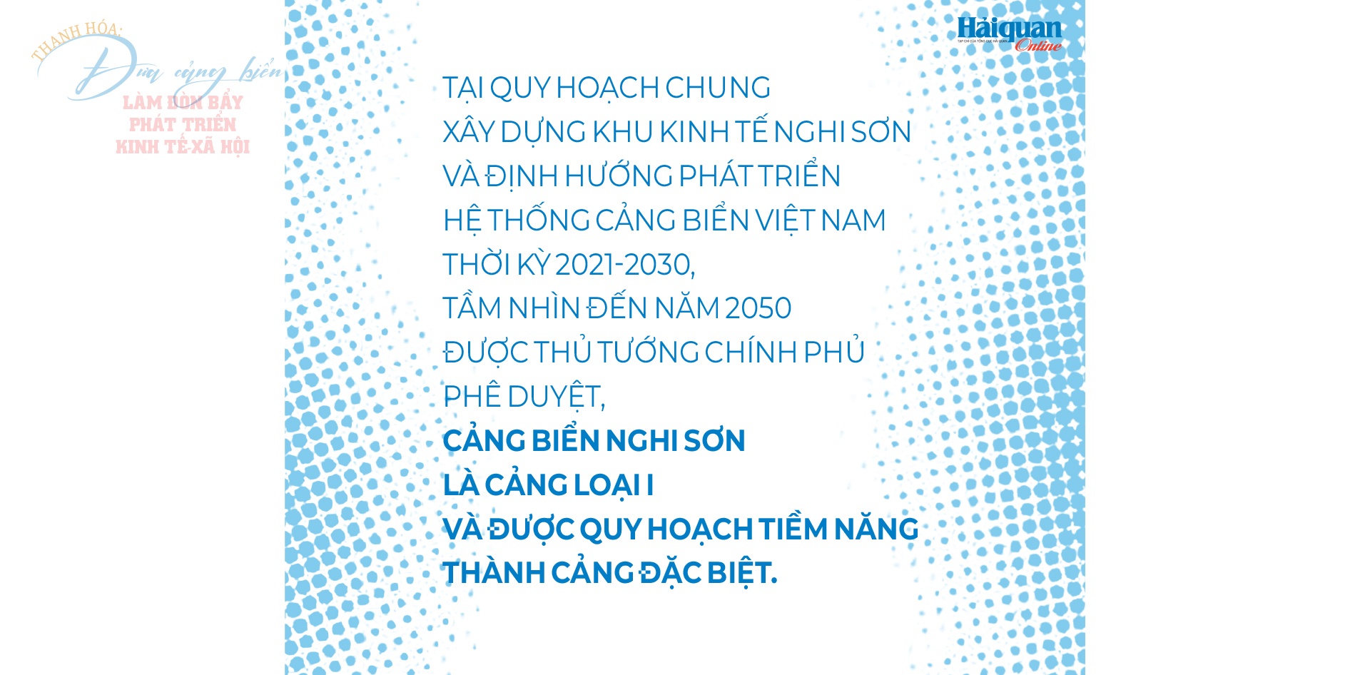 Thanh Hóa: Đưa cảng biển làm đòn bẩy triển kinh tế-xã hội Thanh Hóa: Đưa cảng biển làm đòn bẩy triển kinh tế-xã hội