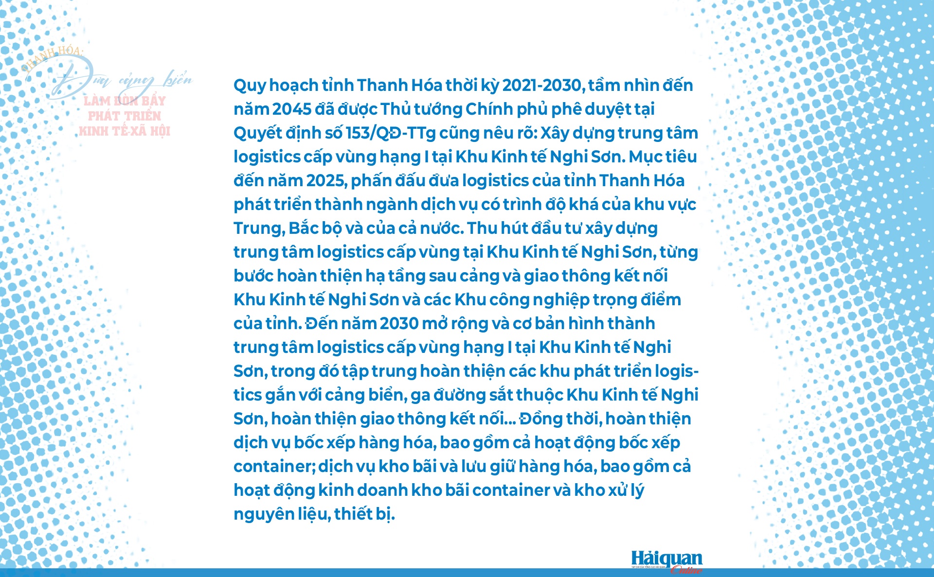 Thanh Hóa: Đưa cảng biển làm đòn bẩy triển kinh tế-xã hội Thanh Hóa: Đưa cảng biển làm đòn bẩy triển kinh tế-xã hội