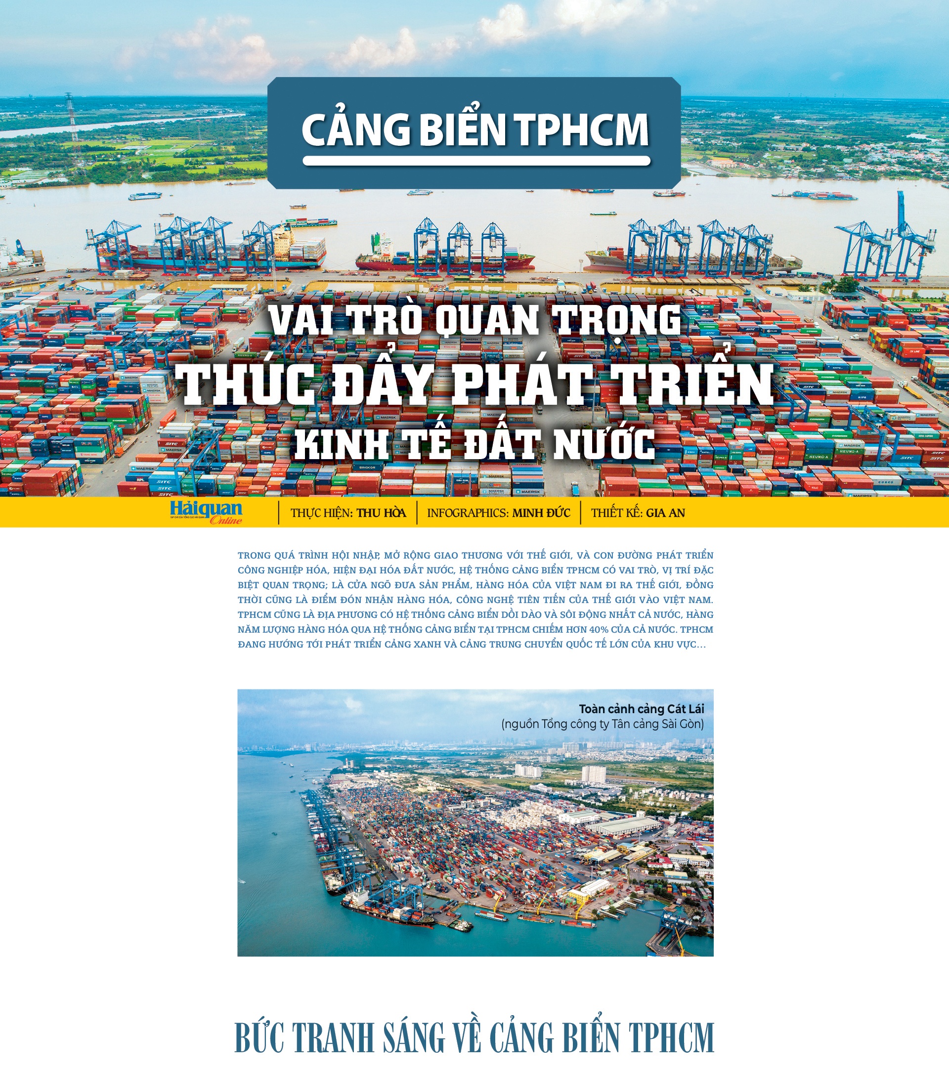 (LONGFORM) Cảng biển TPHCM – Vai trò quan trọng thúc đẩy phát triển kinh tế đất nước