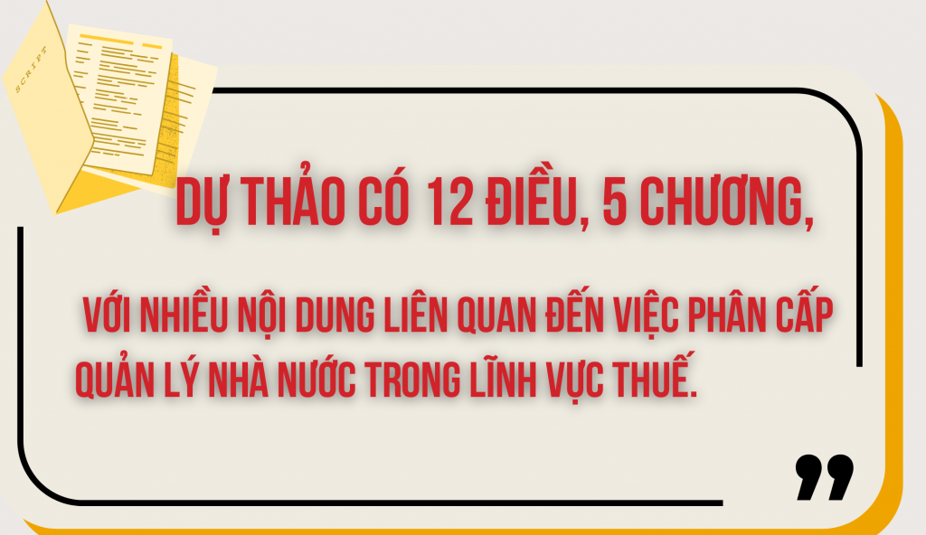 Phân cấp, phân quyền để nâng cao hiệu quả quản lý thuế