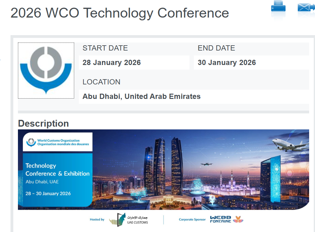 Hội nghị Công nghệ Hải quan WCO 2026: Tư duy quản lý rủi ro và đổi mới sáng tạo