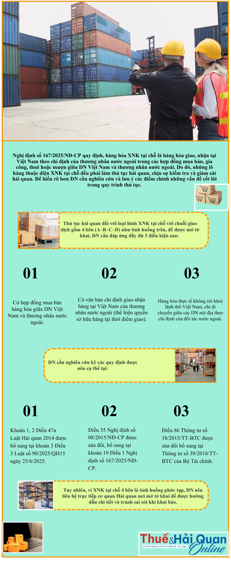 INFOGRAPHIC: Xuất nhập khẩu tại chỗ 4 bên và những vấn đề doanh nghiệp quan tâm